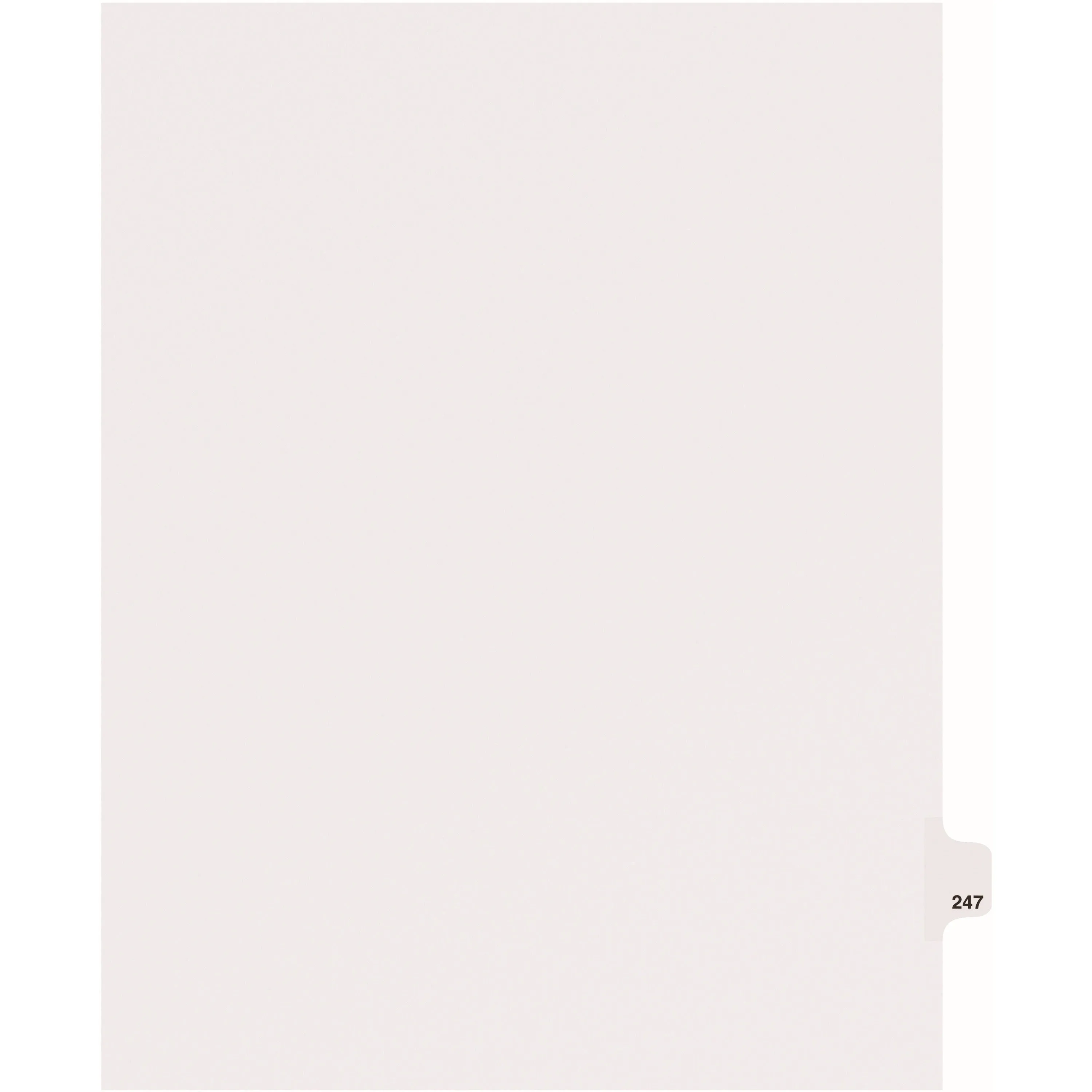 Avery® Side Tab Individual Legal Dividers