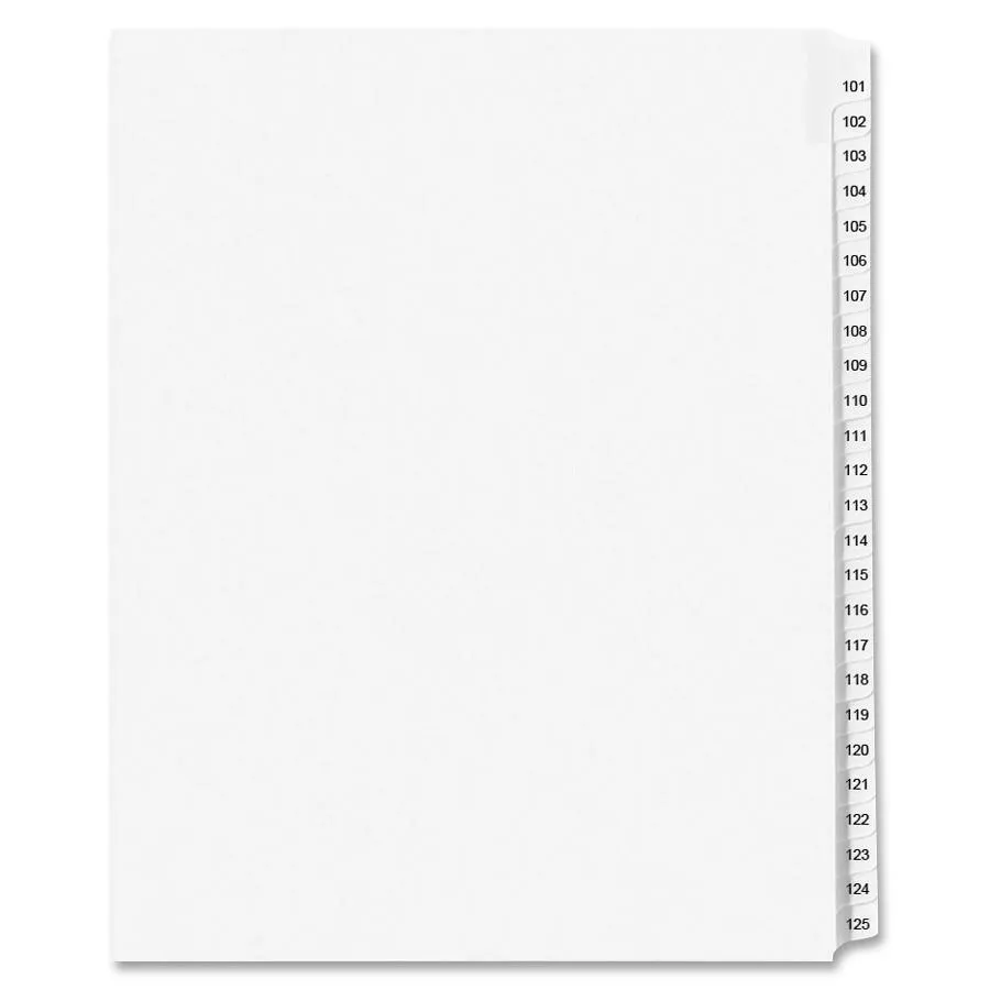 Avery® Standard Collated Legal Exhibit Divider Sets - Avery Style