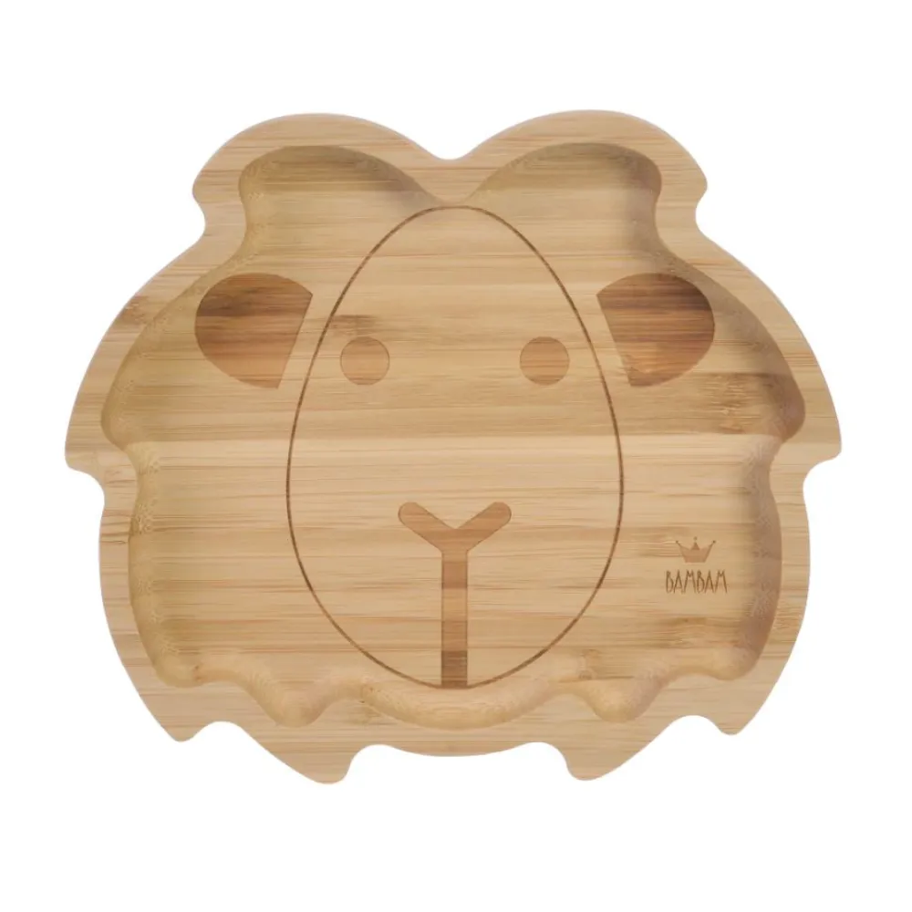 Bam Bam Lion Bamboo Plate