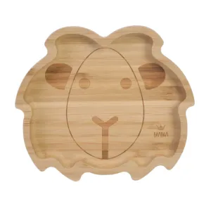 Bam Bam Lion Bamboo Plate