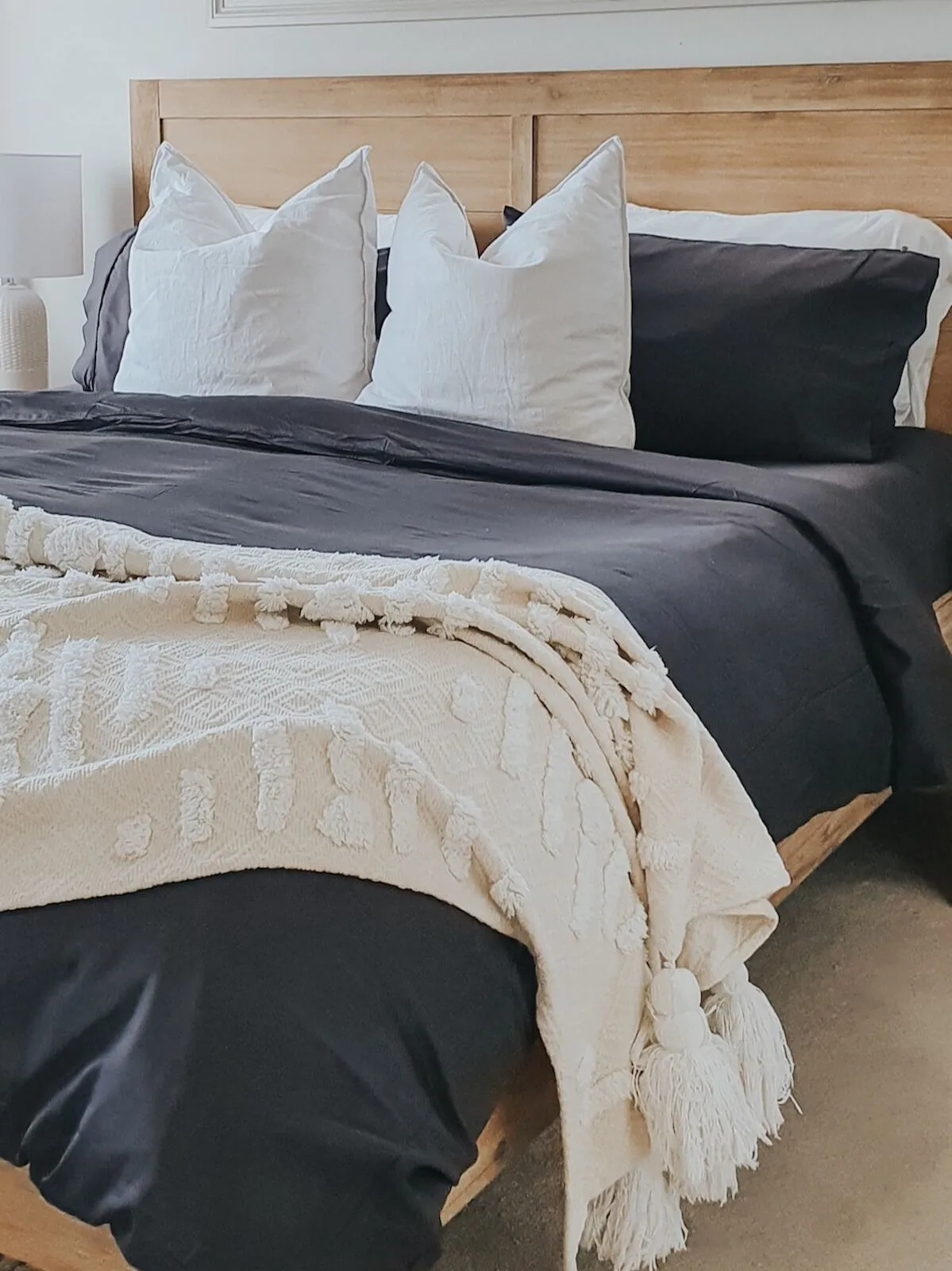 Bamboo Duvet Cover (Queen) - Slate