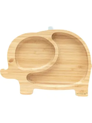 Bamboo Elephant Suction Plate - 2 Colours