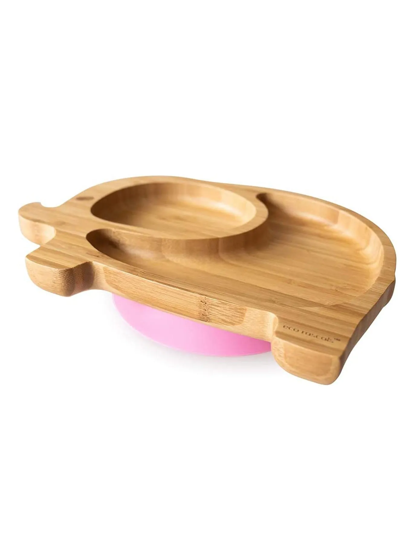 Bamboo Elephant Suction Plate - 2 Colours