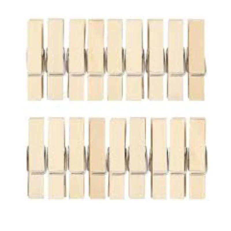 Bamboo Pegs 20 Piece
