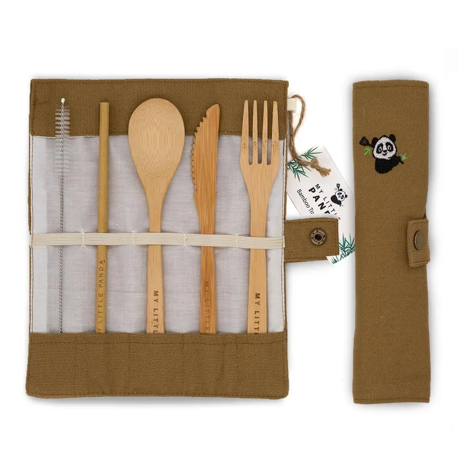 Bamboo Travel Cutlery Set
