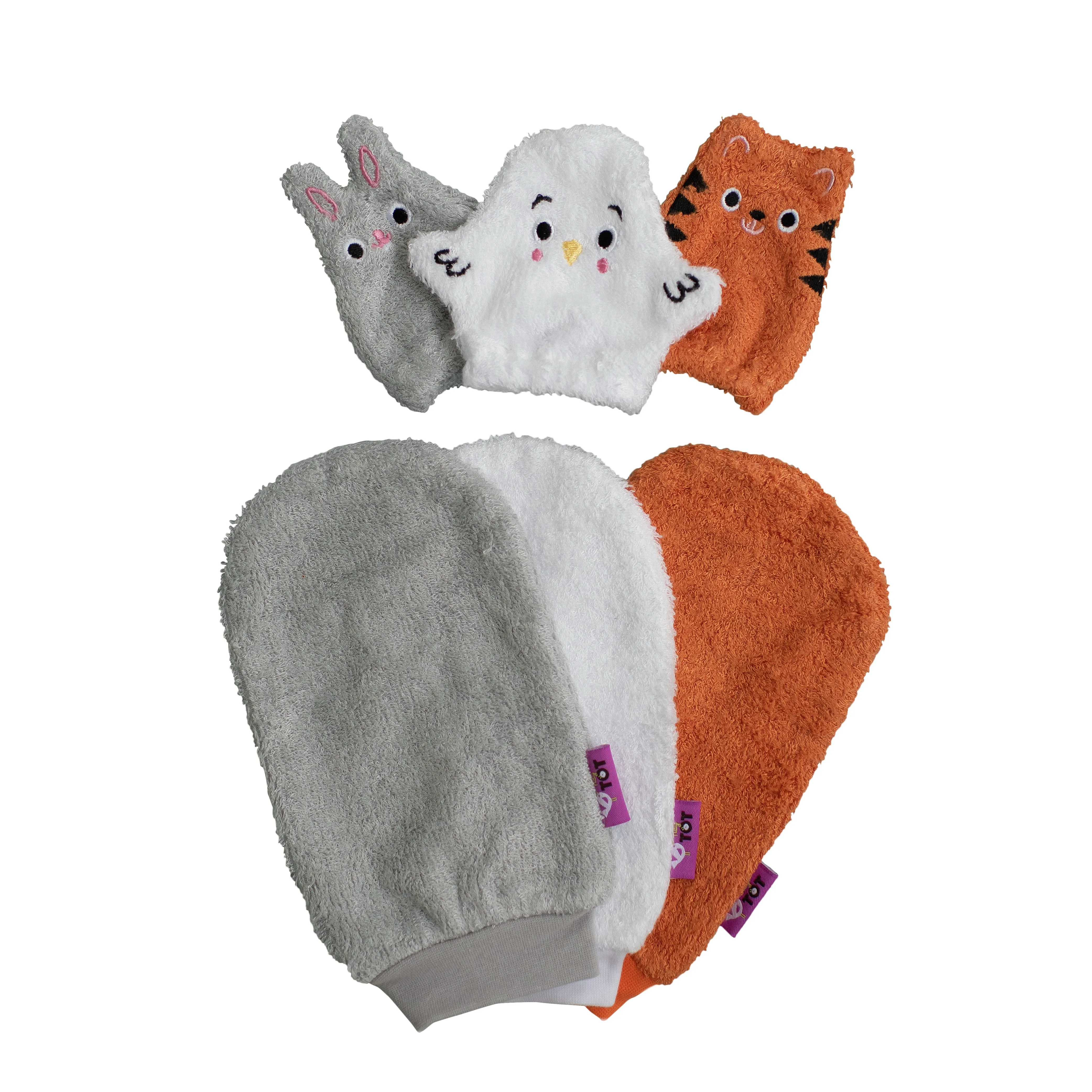 Bamboo Wash Mitts