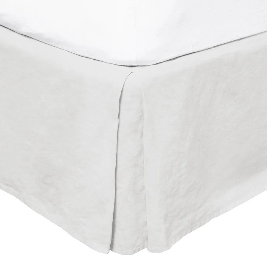 Bambury French Flax Linen Valance - Ivory