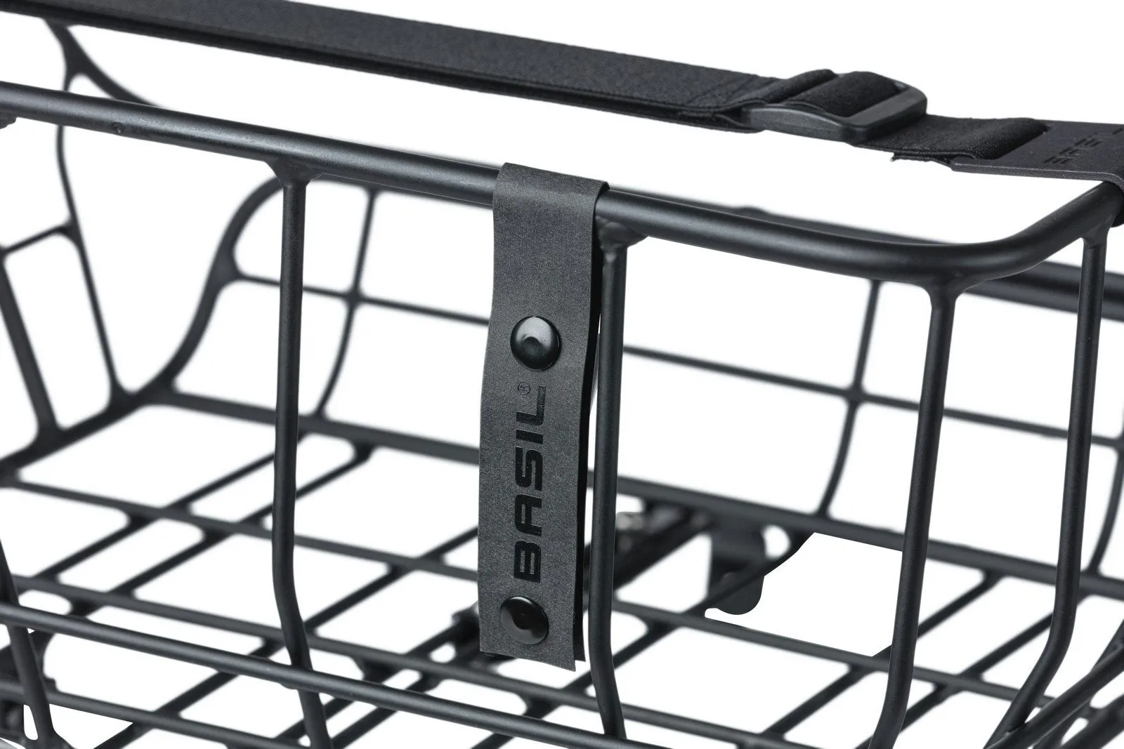 Basil Portland Bicycle Front Basket 25 Litres Black