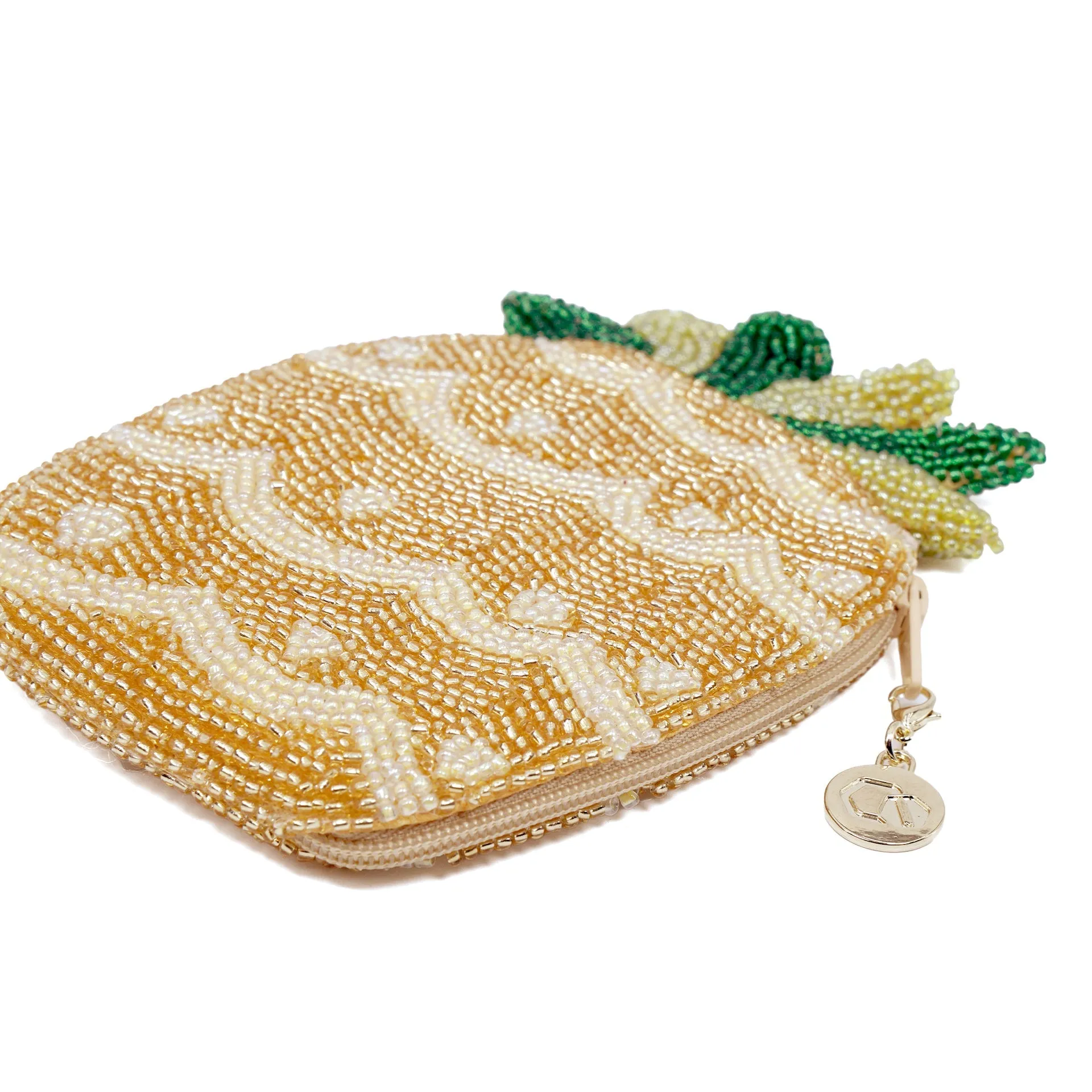 Beaded Coin Purse - Pineapple