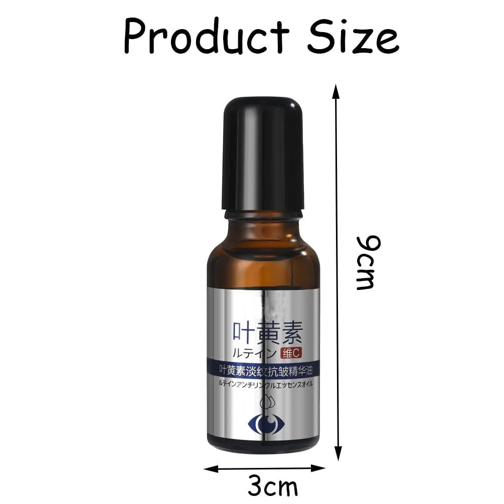 Beautyfeb Lutein Anti-Wrinkle Essence Oil,Lutein Eye Wrinkle Essence Oil,Vc Lutein Essential Oil,Vitamin C Lutein Eye Essence Oil,Lutein Rollerball Essence (2PCS)