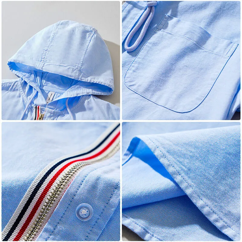 Beckham Cotton-Linen Hoodie