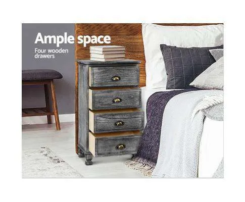 Bedside Table Vintage - Grey