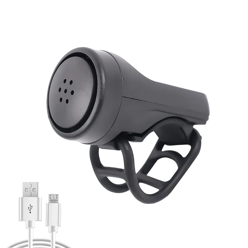 Bicycle Horn Motorbike Electric Horn 4 Modes USB Rechargeable with Anti-Theft ALARM Bike Horn