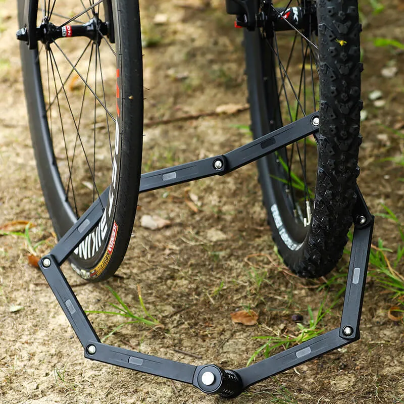 Bicycle Password Folding Anti-theft Bicycle Chain Lock Riding Equipment
