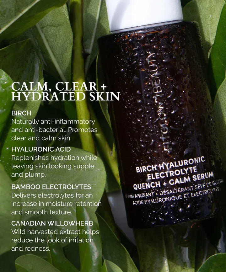 BIRCH HYALURONIC Electrolyte Quench   Calm Serum