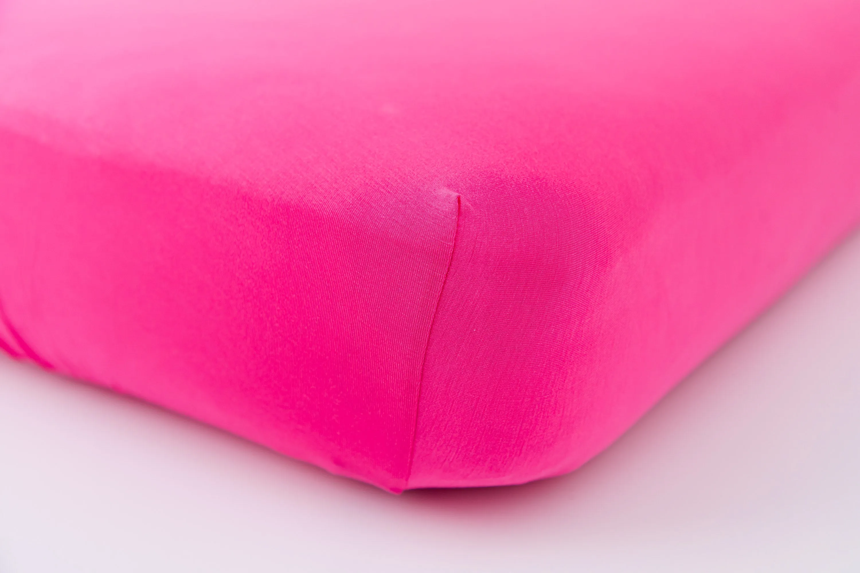 Birdie Bean Tulip Solid Pink Crib Sheet