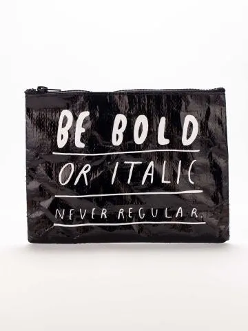 Blue Q Zipper Pouch
