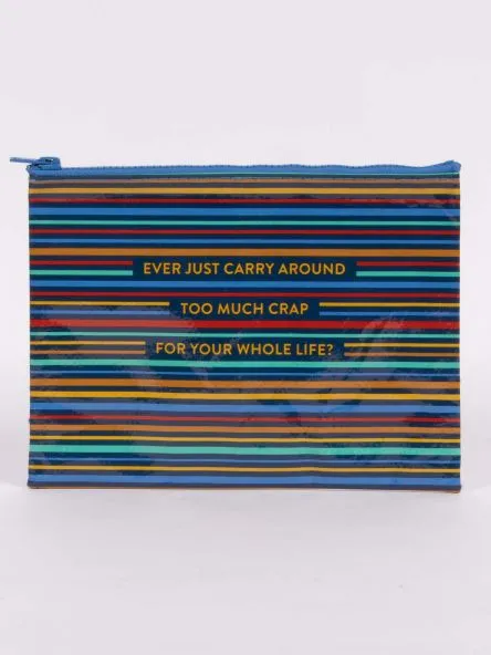 Blue Q Zipper Pouch