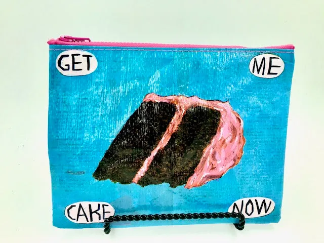 BlueQ "Get Me Cake Now" Zipper Pouch