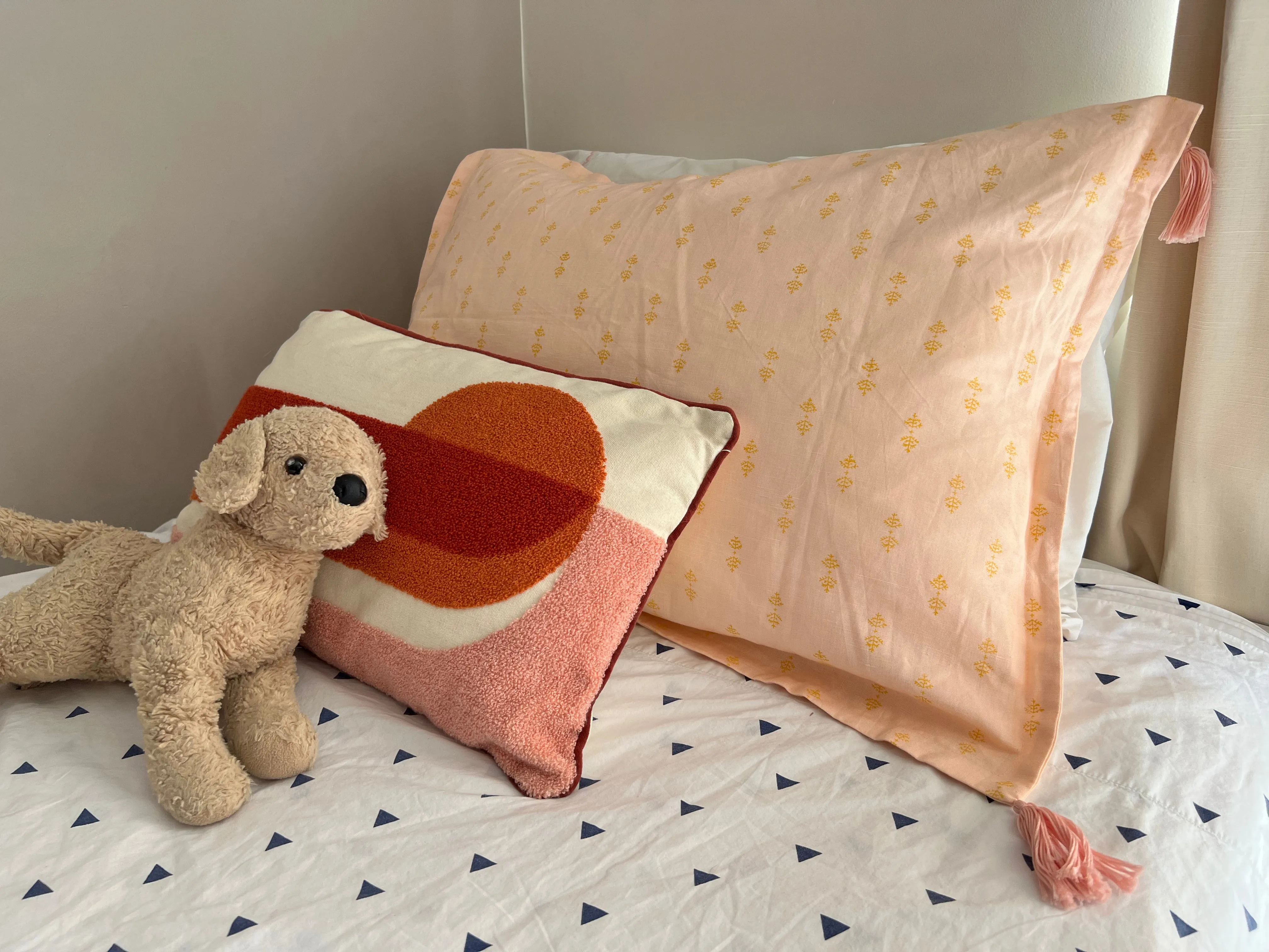 Blush Staghorn Pillow Sham