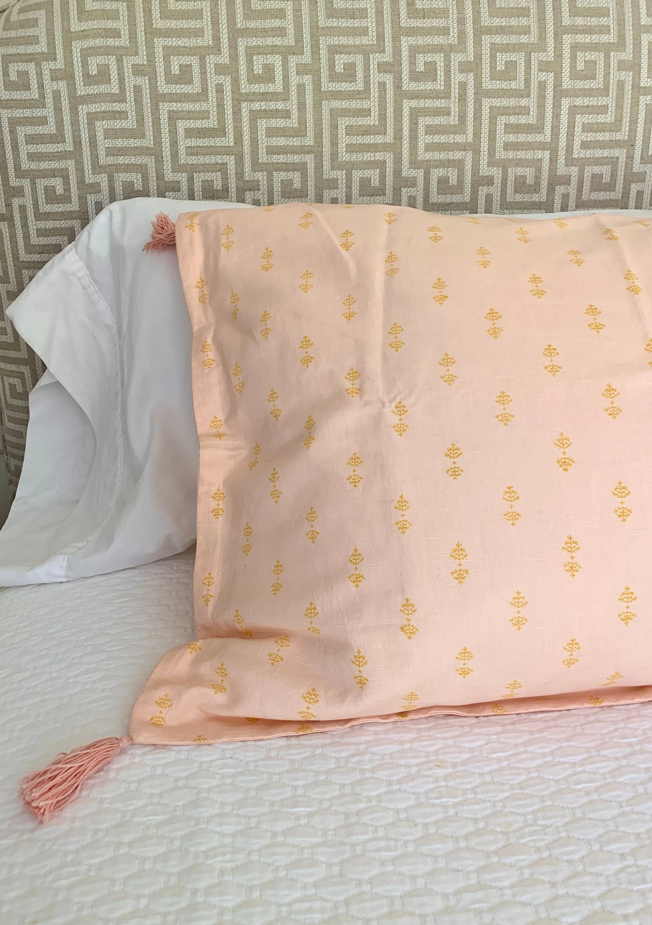 Blush Staghorn Pillow Sham
