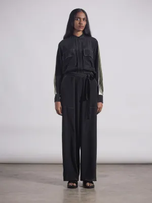 Bodice   I   Jumpsuit-With-Contrast-Top-Stitch-Along-The-Cuffs-And-Hems