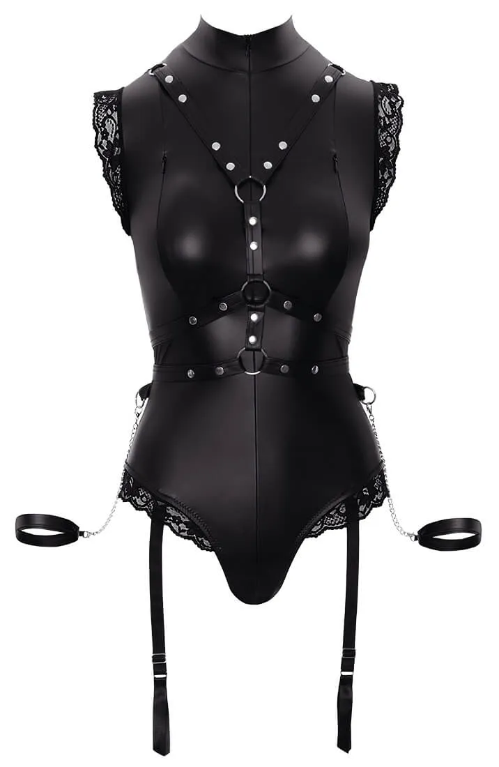 Bodysuit with harness & restraints - Wild Thoughts