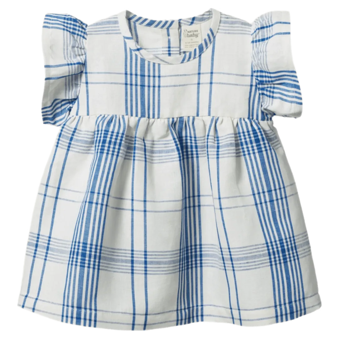 Bonnie Dress Linen - Clyde Check