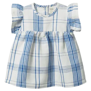 Bonnie Dress Linen - Clyde Check