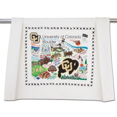Boulder University of Colorado Collegiate Dish Towel
