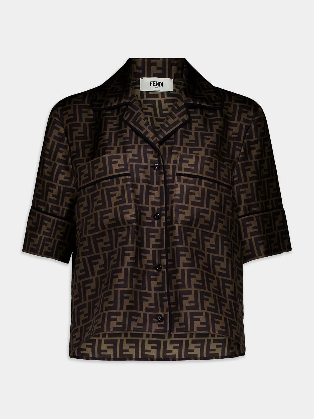Brown Silk Pyjamas