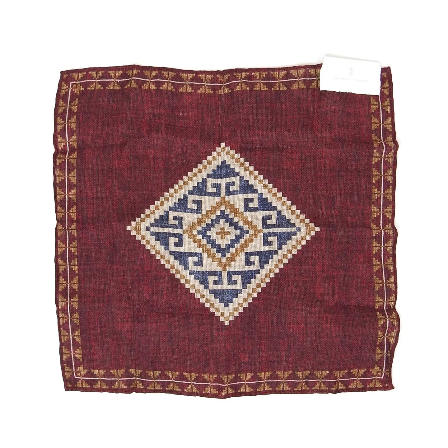 Brunello Cucinelli Linen Pocket Square