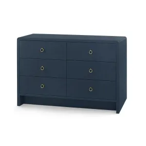 Bryant Linen Extra Large 6-Drawer / Blue Steel
