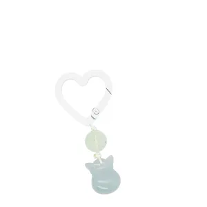 Burmese Jadeite Money Pouch & Coin Keyring Charm