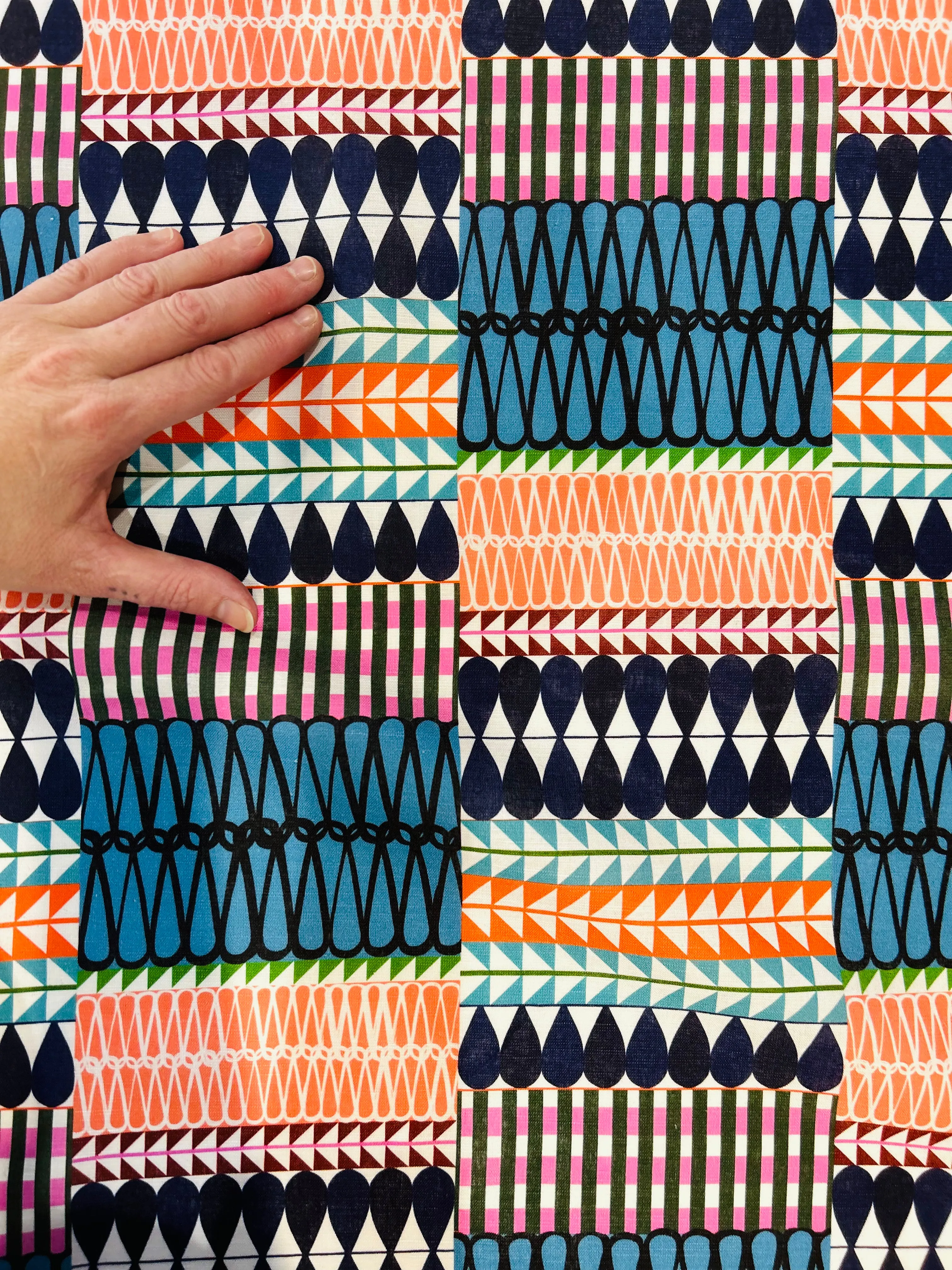 Cacti weave cotton linen