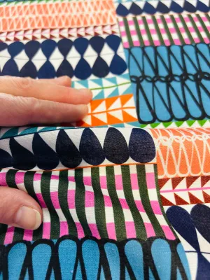 Cacti weave cotton linen