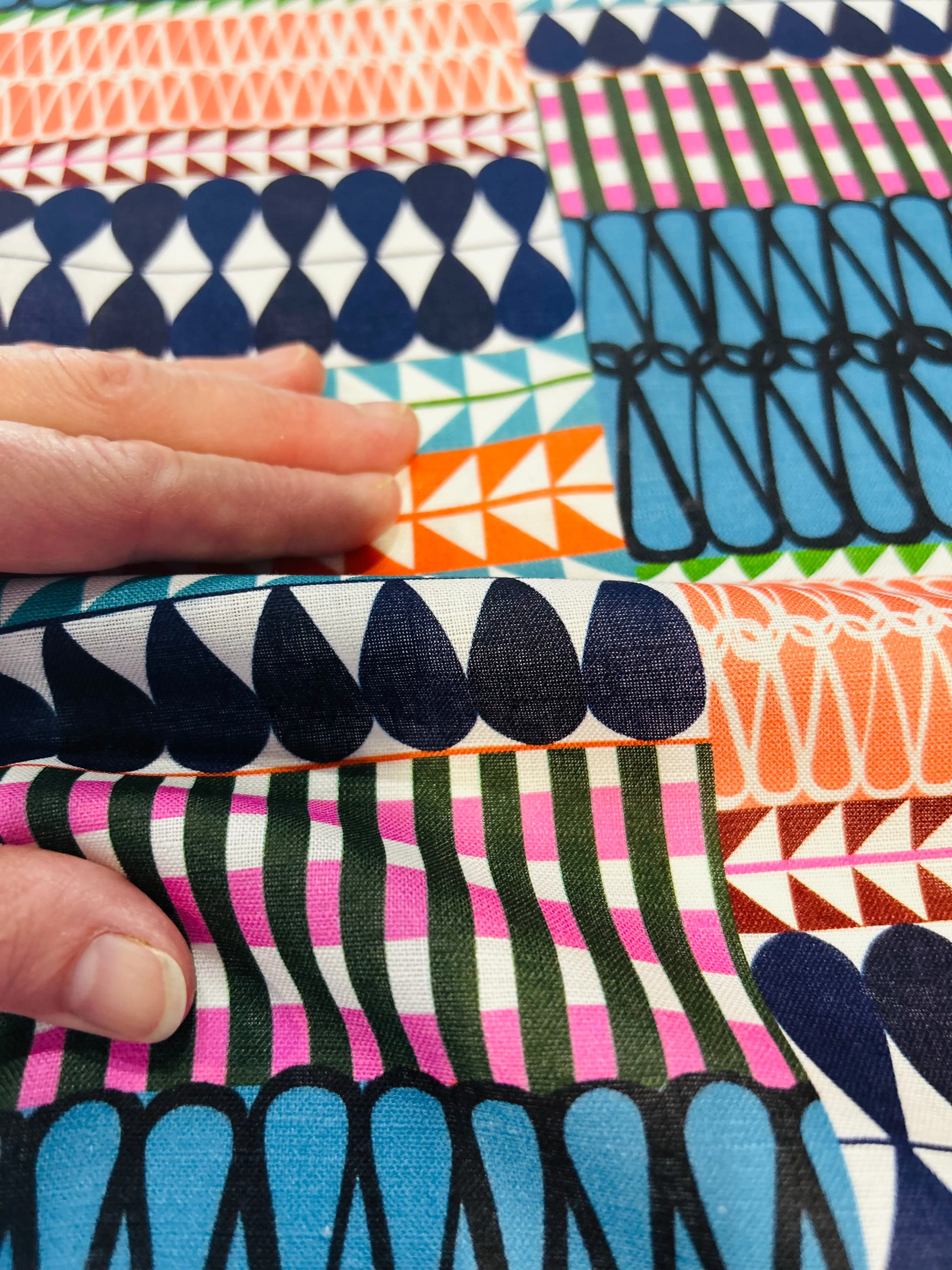 Cacti weave cotton linen