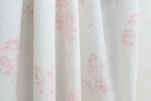Camille - Rose d'Eté in Soft Pink On Oyster Linen