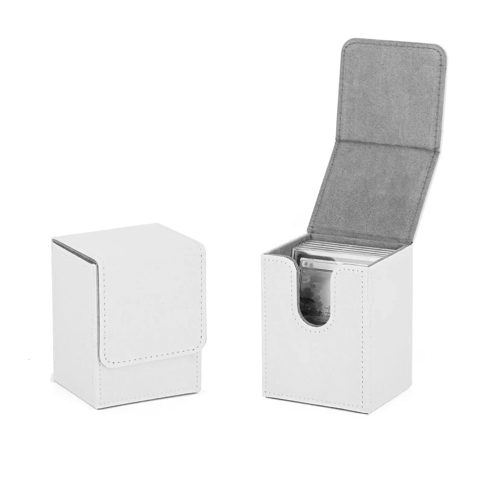 Card Deck Box with Divider – Holds 100 Premium TCG Cards