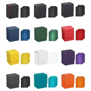 Card Deck Box with Divider – Holds 100 Premium TCG Cards