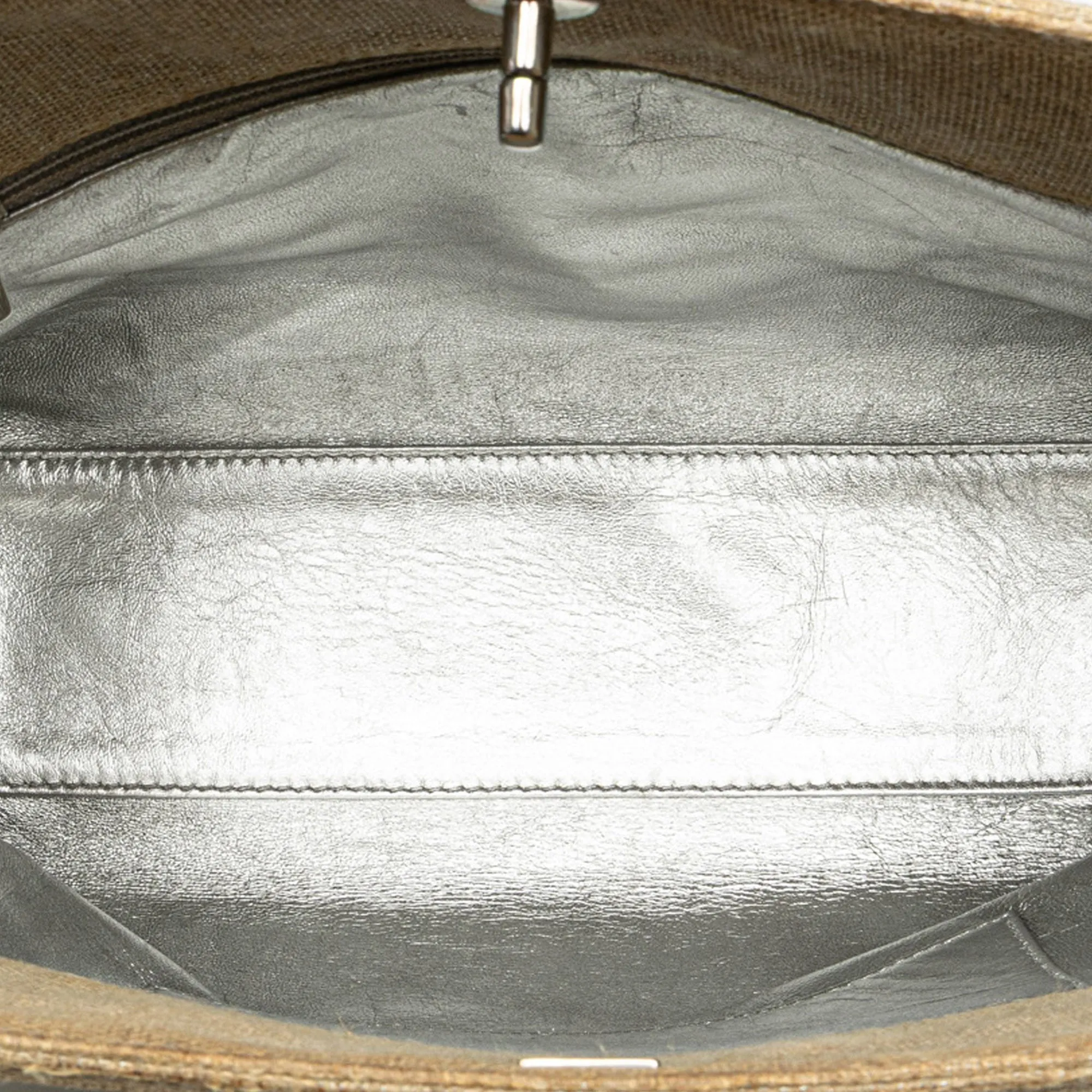 CC Stitched Linen Chain Tote