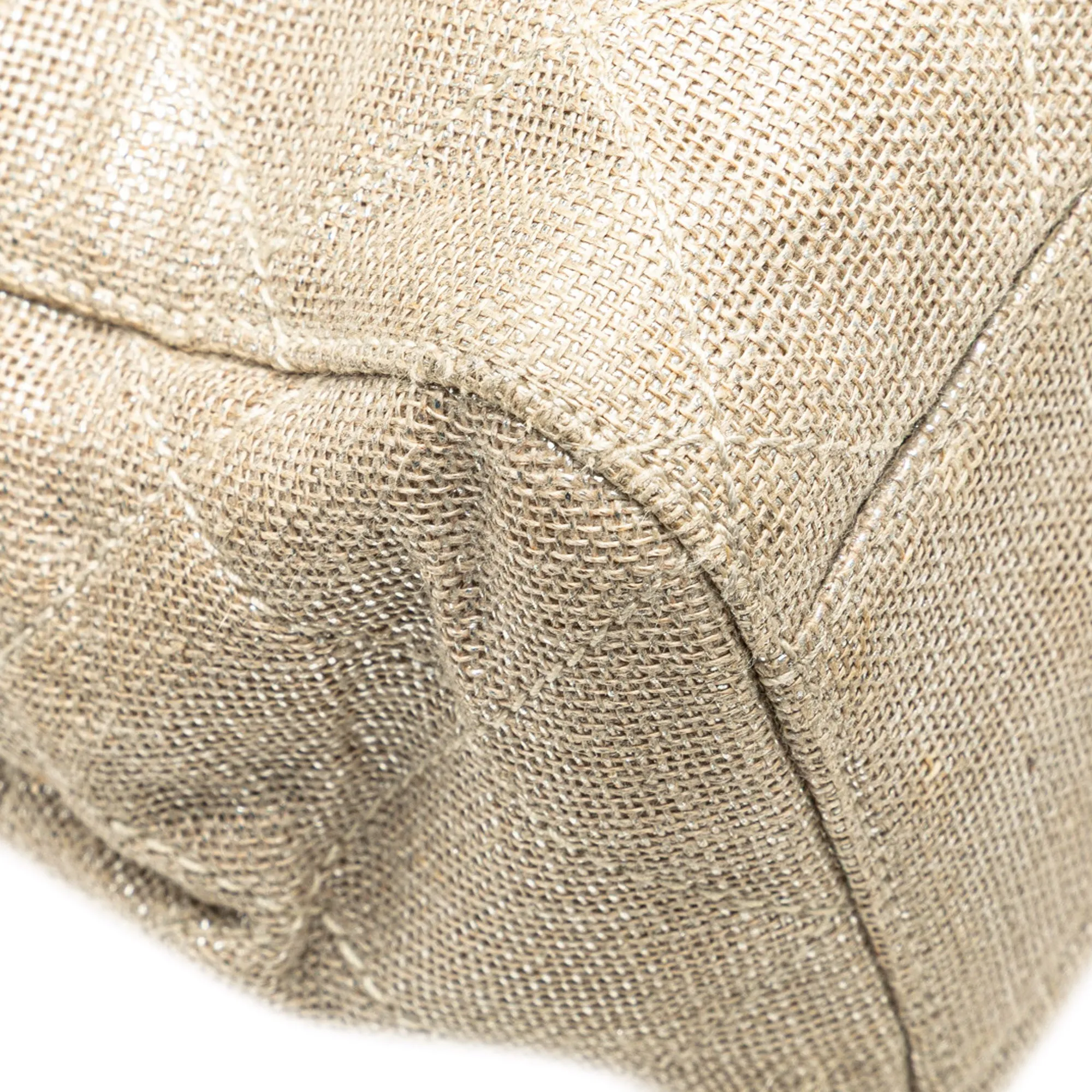 CC Stitched Linen Chain Tote