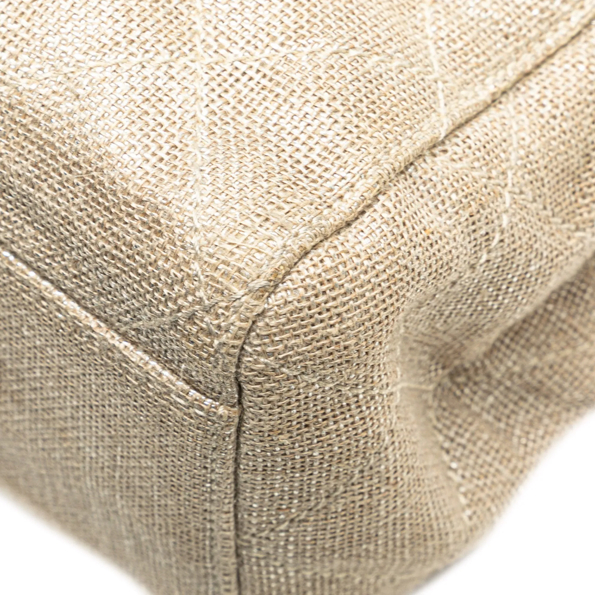 CC Stitched Linen Chain Tote