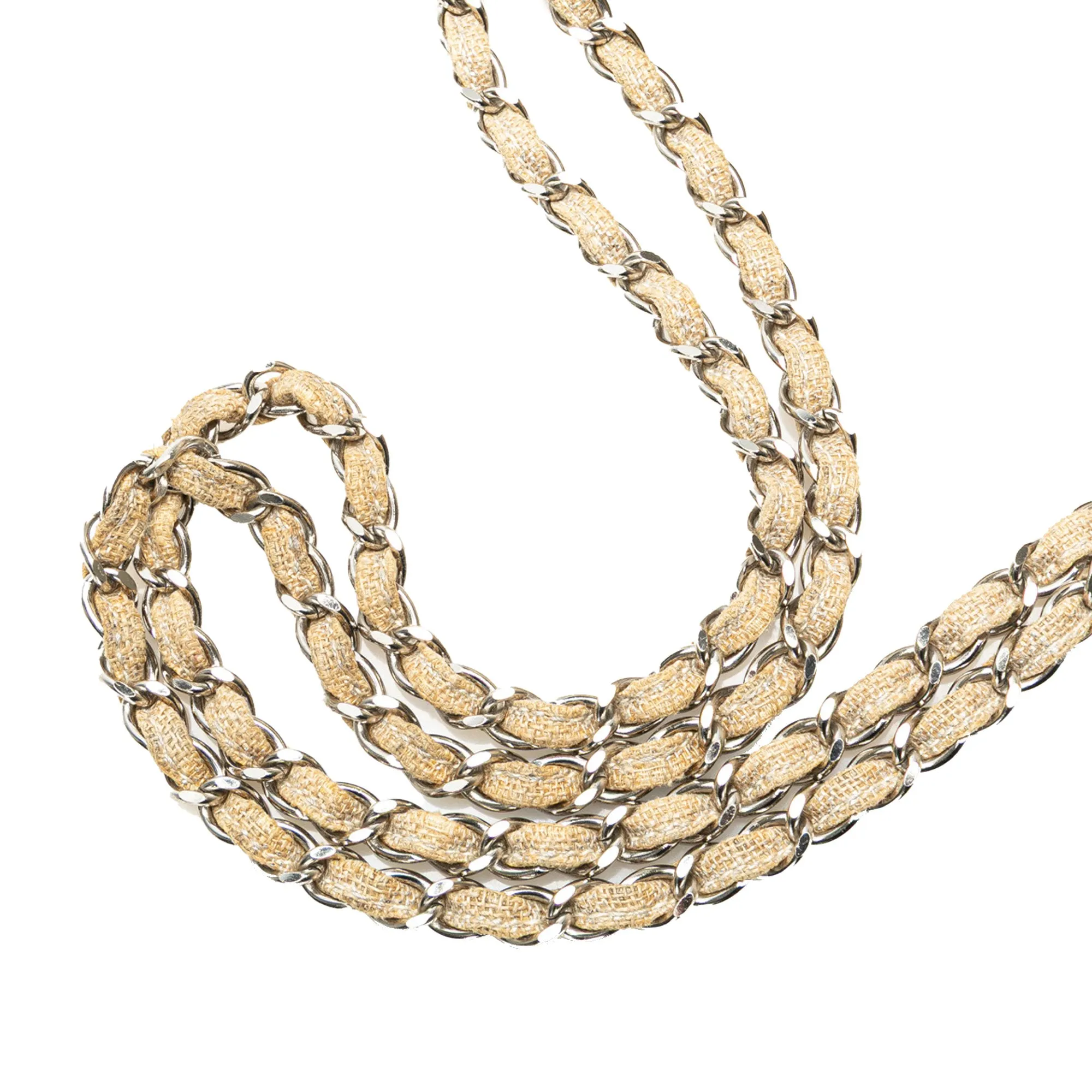 CC Stitched Linen Chain Tote