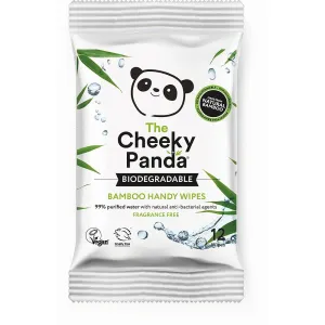 Cheeky Panda  Biodegradable Bamboo Handy Wipes 12 Pack