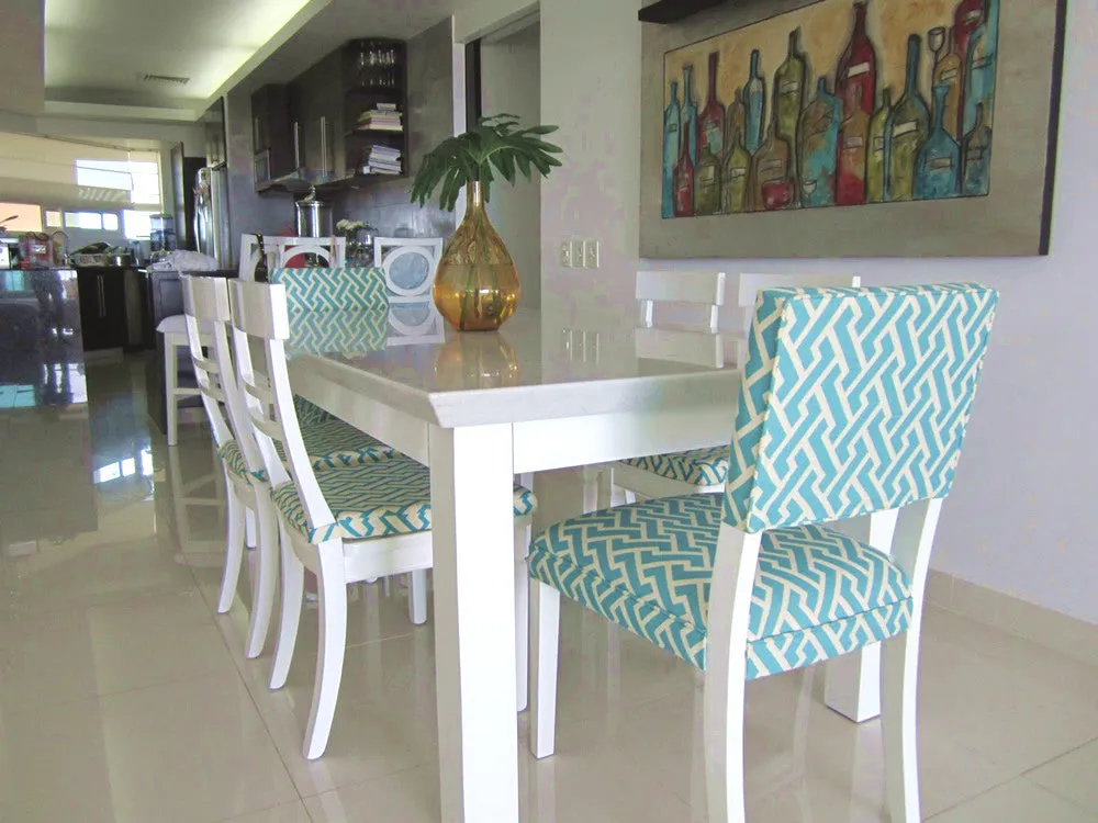 China Seas Fabric: Aga Reverse - Custom Shrimp on Tinted Belgian Linen / Cotton