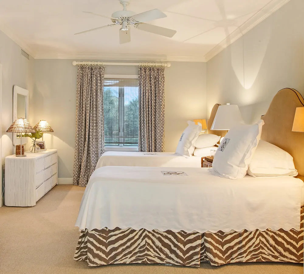 China Seas Fabric: Nairobi - Custom Inca Gold on White Belgian Linen / Cotton