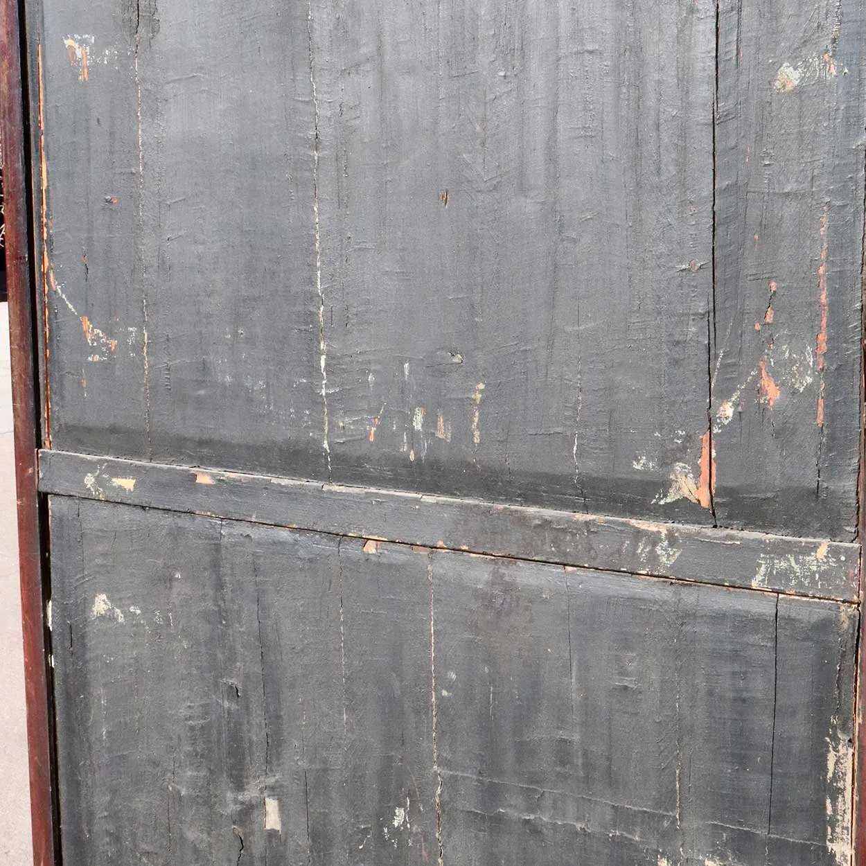 Chinese Qing Rosewood and Burled Hardwood Cabinet