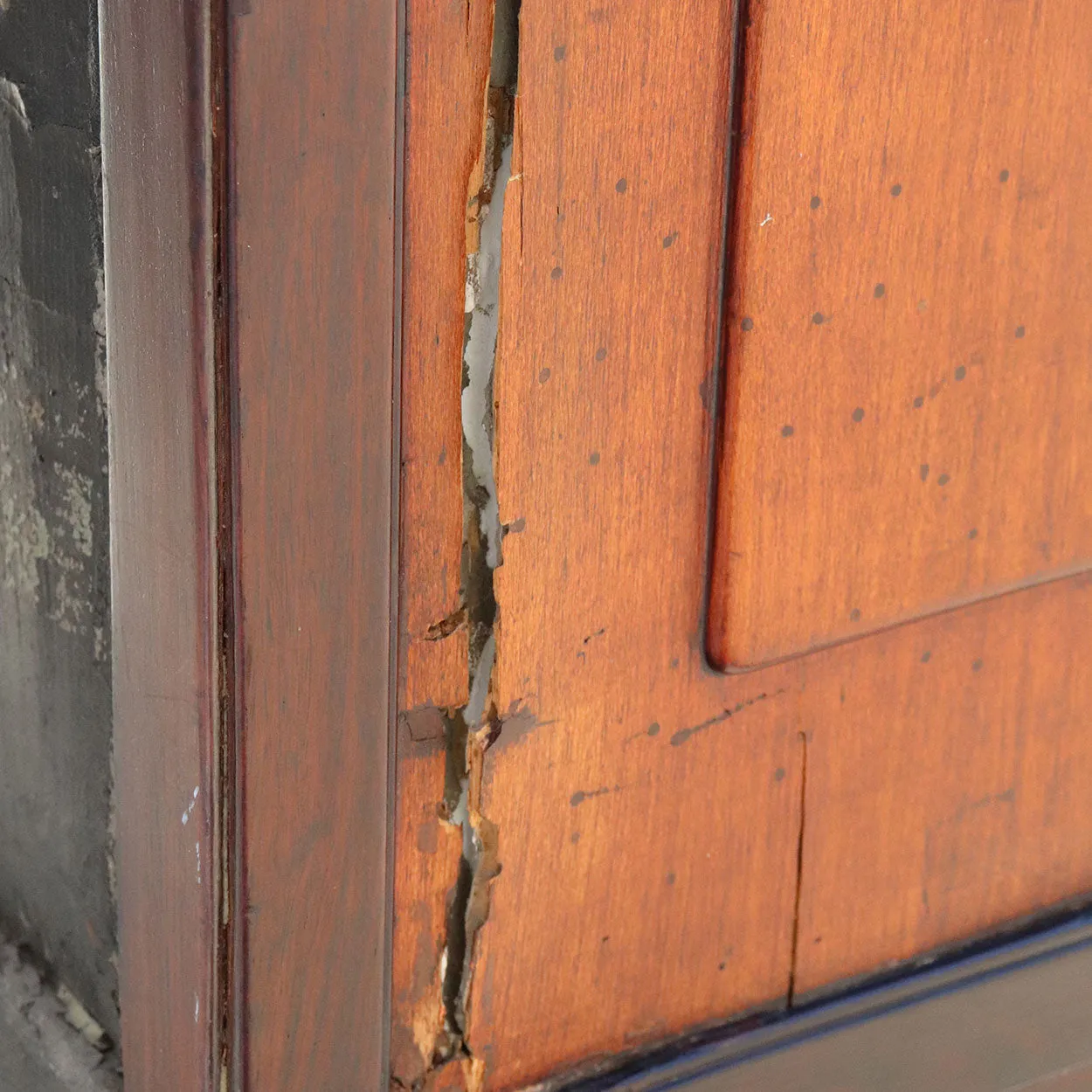 Chinese Qing Rosewood and Burled Hardwood Cabinet