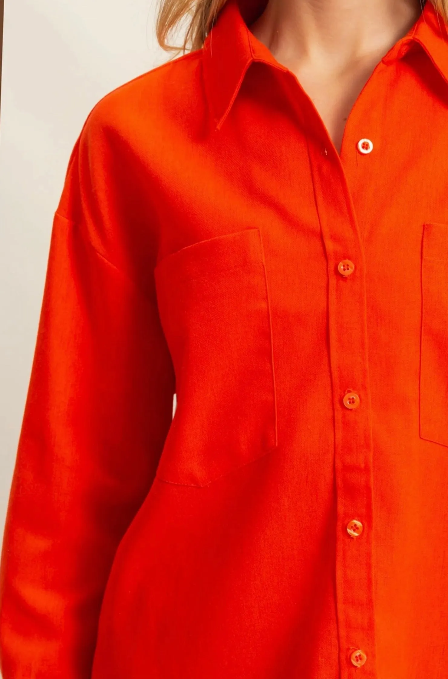 Chloe Sand Washed Shirt- Three Colors